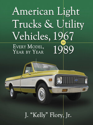 cover image of American Light Trucks and Utility Vehicles, 1967-1989
